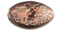 Click to zoom this Tokyo Disneyland Pressed Penny or Nickel souvenir medal