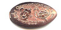 Click to zoom this Tokyo Disneyland Pressed Penny or Nickel souvenir medal