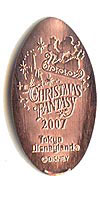 Click to zoom this Tokyo Disneyland Pressed Penny or Nickel souvenir medal