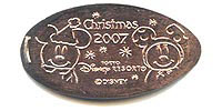 Click to zoom this Tokyo Disneyland Pressed Penny or Nickel souvenir medal