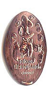 Click to zoom this Tokyo Disneyland Pressed Penny or Nickel souvenir medal