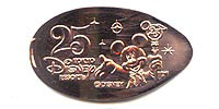 Click to zoom this Tokyo Disneyland picture of a Pressed Penny or medal