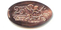 Click to zoom this Tokyo Disneyland picture of a Pressed Penny or medal