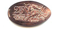 Click to zoom this Tokyo Disneyland picture of a Pressed Penny or medal