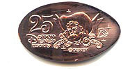 Click to zoom this Tokyo Disneyland picture of a Pressed Penny or medal