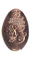 Click to zoom this Tokyo Disneyland picture of a Pressed Penny or medal