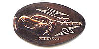 Click to zoom this Tokyo Disneyland Pressed Penny or Nickel souvenir medal