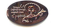 Click to zoom this Tokyo Disneyland Pressed Penny or Nickel souvenir medal