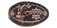 Click to zoom this Tokyo Disneyland Pressed Penny or Nickel souvenir medal