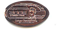Click to zoom this Tokyo Disneyland Pressed Penny or Nickel souvenir medal