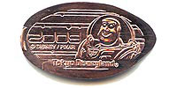 Click to zoom this Tokyo Disneyland Pressed Penny or Nickel souvenir medal