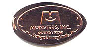 Click to zoom this Tokyo Disneyland Pressed Penny or Nickel souvenir medal