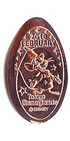 Tokyo Disneyland pressed penny