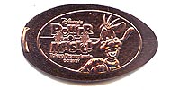 Tokyo Disneyland pressed penny