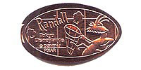 Tokyo Disneyland pressed penny
