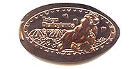 Tokyo Disneyland pressed penny