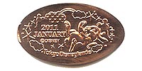 Tokyo Disneyland pressed penny
