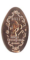 Tokyo Disneyland pressed penny
