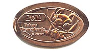 Tokyo Disneyland pressed penny