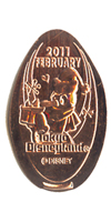 Tokyo Disneyland pressed penny