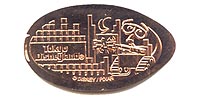 Tokyo Disneyland pressed penny