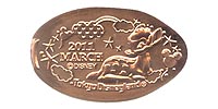 Tokyo Disneyland pressed penny