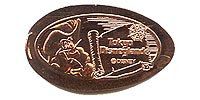 Tokyo Disneyland pressed penny