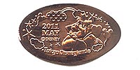 Tokyo Disneyland pressed penny