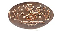 Tokyo Disneyland pressed penny