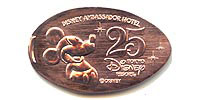 Click to zoom this Tokyo Disneyland picture of a Pressed Penny or medal