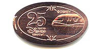 Click to zoom this Tokyo Disneyland picture of a Pressed Penny or medal