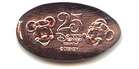 Click to zoom this Tokyo Disneyland picture of a Pressed Penny or medal