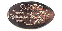 Click to zoom this Tokyo Disneyland picture of a Pressed Penny or medal
