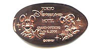 Click to zoom this Tokyo Disneyland picture of a Pressed Penny or medal