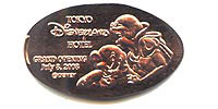 Click to zoom this Tokyo Disneyland picture of a Pressed Penny or medal