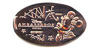 Click to zoom this Tokyo Disneyland picture of a Pressed Penny or medal