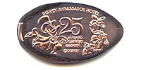 Click to zoom this Tokyo Disneyland picture of a Pressed Penny or medal
