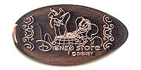 Pluto and Fifi Tokyo Disneyland Pressed Penny or Nickel souvenir medal
