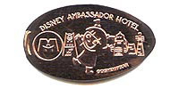 Click to zoom this Tokyo Disneyland picture of a Pressed Penny or medal