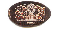 Click to zoom this Tokyo Disneyland picture of a Pressed Penny or medal