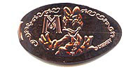 Click to zoom this Tokyo Disneyland picture of a Pressed Penny or medal