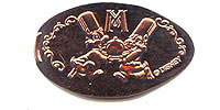 Click to zoom this Tokyo Disneyland picture of a Pressed Penny or medal