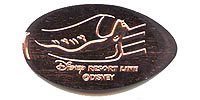 Click to zoom this Tokyo Disneyland picture of a Pressed Penny or medal