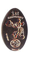 Click to zoom this Tokyo Disneyland picture of a Pressed Penny or medal