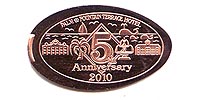 Tokyo Disneyland Resort pressed penny