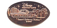 Tokyo Disneyland Resort pressed penny