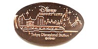 Tokyo Disneyland Resort pressed penny