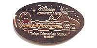 Tokyo Disneyland Resort pressed penny