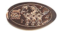 Tokyo Disneyland Resort pressed penny