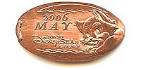 Click to zoom this Tokyo Disneyland Pressed Penny Picture